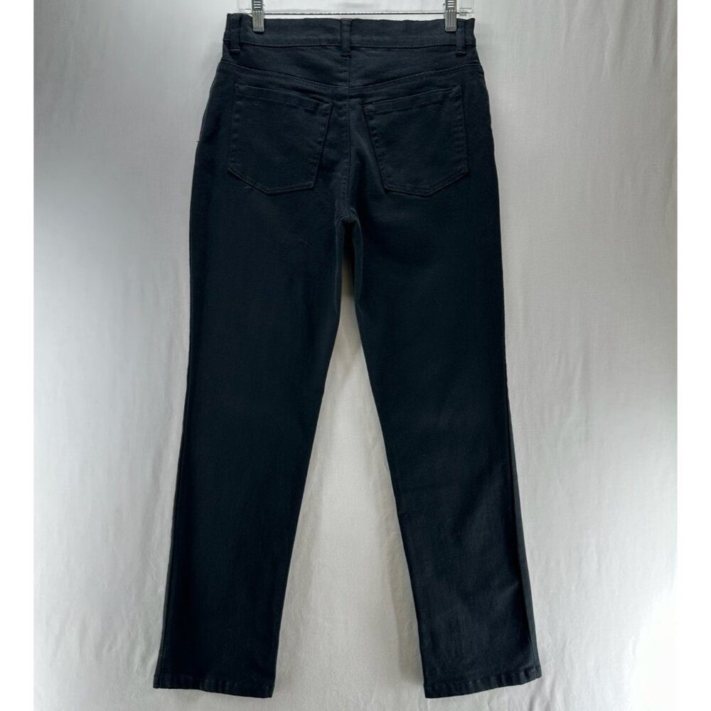 Gloria Vanderbilt Amanda Jeans Women 6 Stretch Denim Classic Fit High Rise Black - Picture 3 of 13